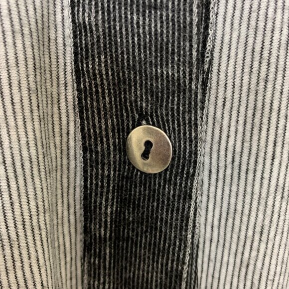 Focus Casual Life Womens M Jacket Cardigan Knit Gray Boho Button Pockets - Picture 4 of 12